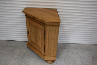 komoda narożna z drewna dębowego - jak nowa - 2