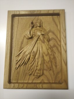 Madonna, Jezus, posągi, krzyż, świecznik, miska - 2