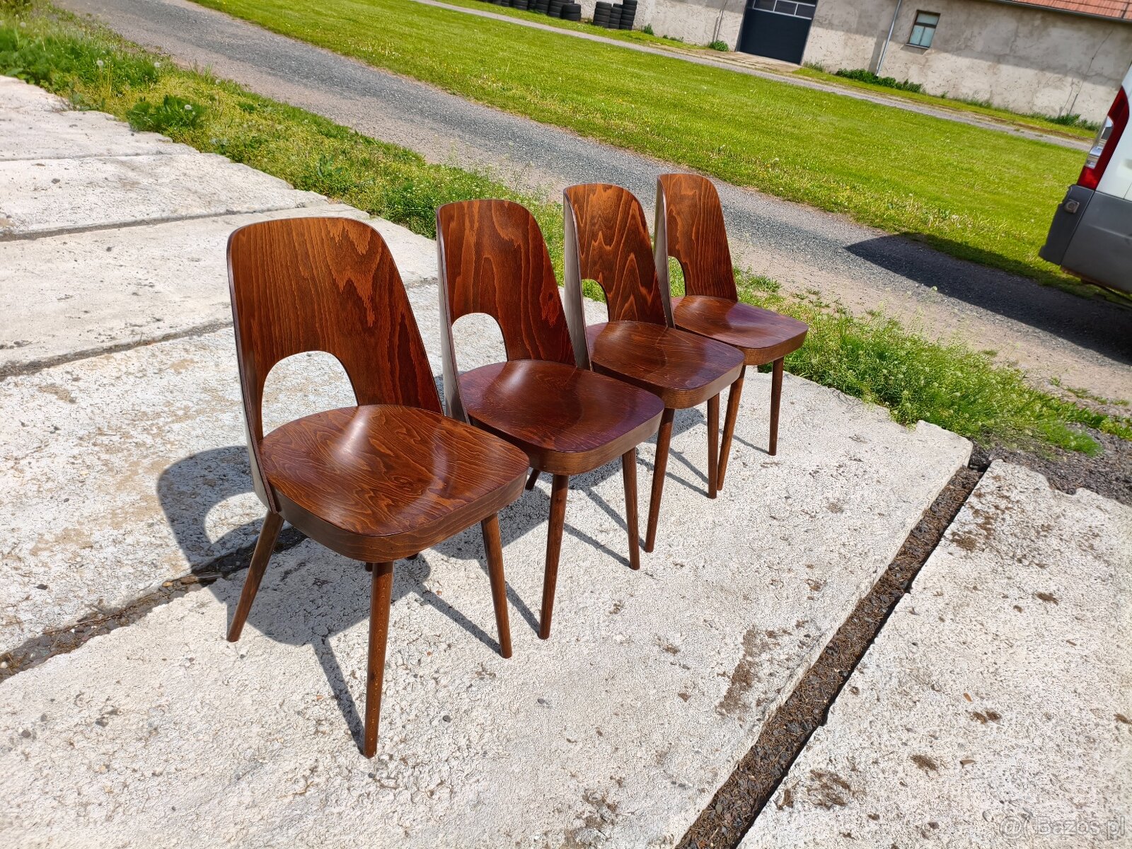 Haerdtl Oswald 4x židle Top stav - 3
