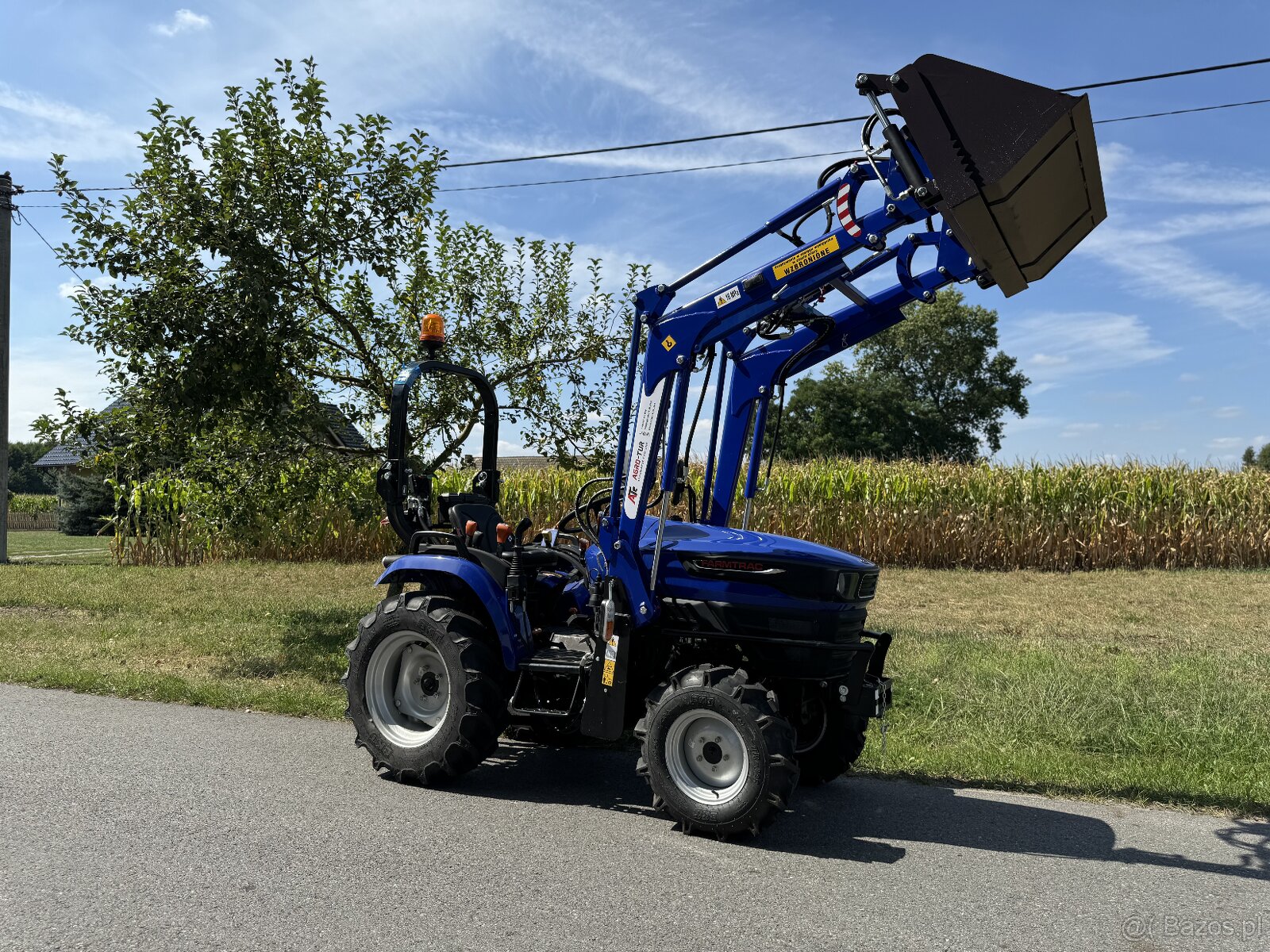 ŁADOWACZ do traktora ogrodniczego do mini traktorka Farmtrac - 3
