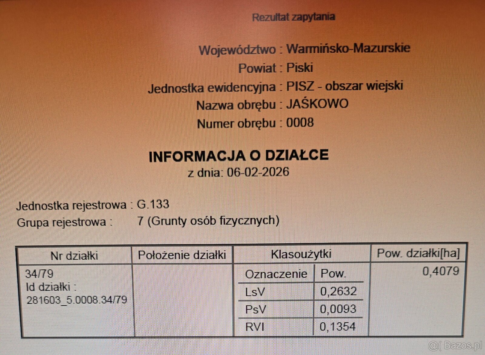 Działka budowlana 34/79 Jaśkowo Mazury - 3