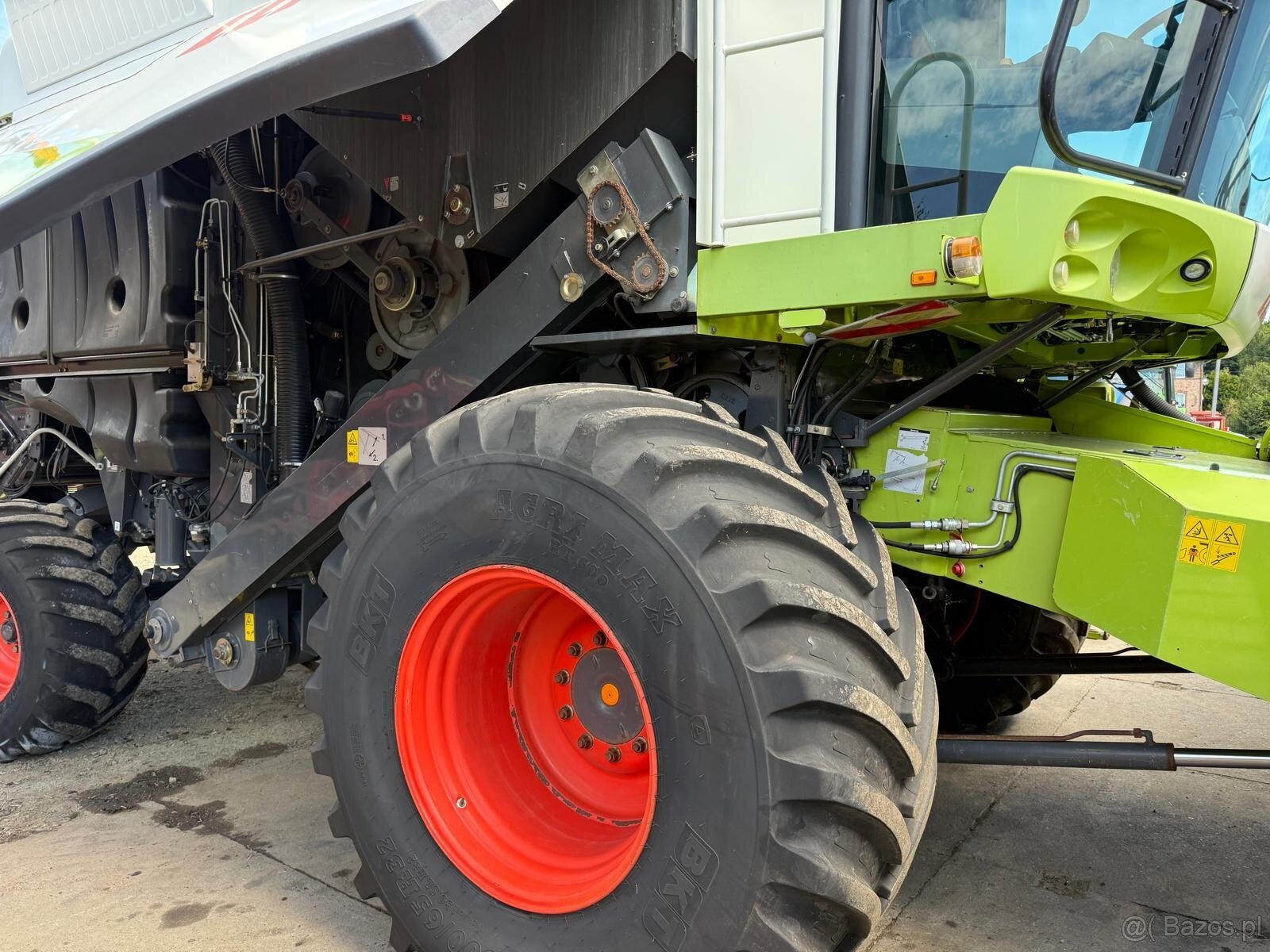 Kombajn zbożowy Claas Lexion 580 heder V750 laser pilot spro - 3