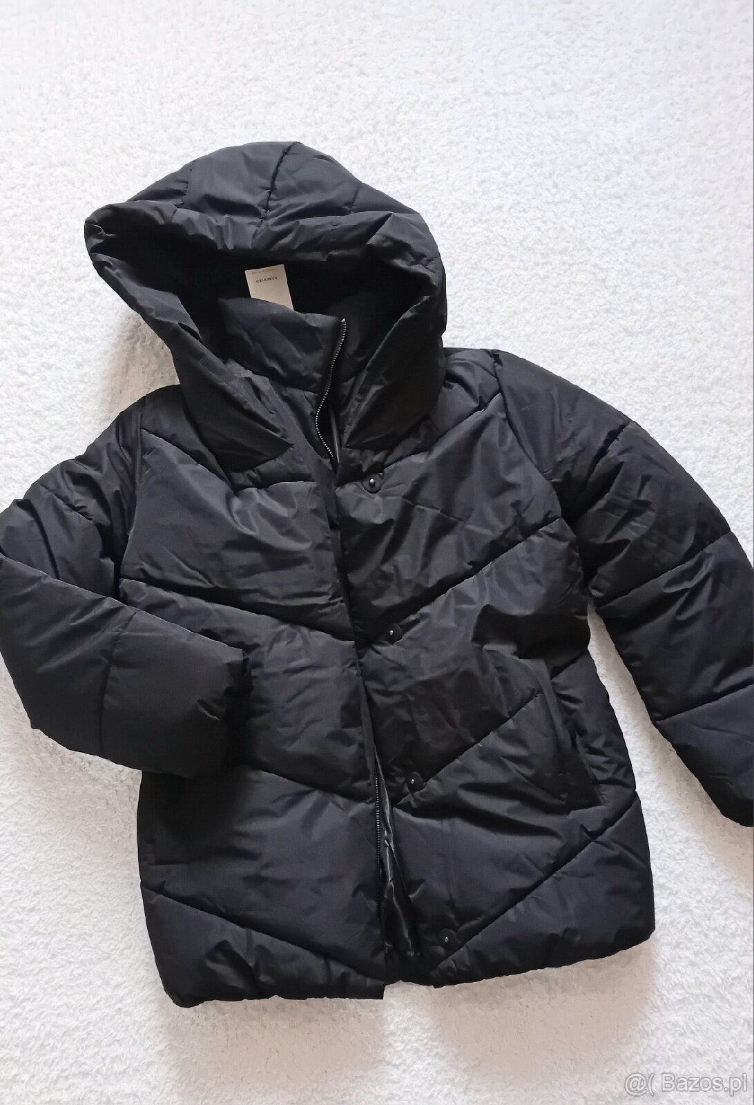 Nowa kurtka puchowa Z kapturem - 3