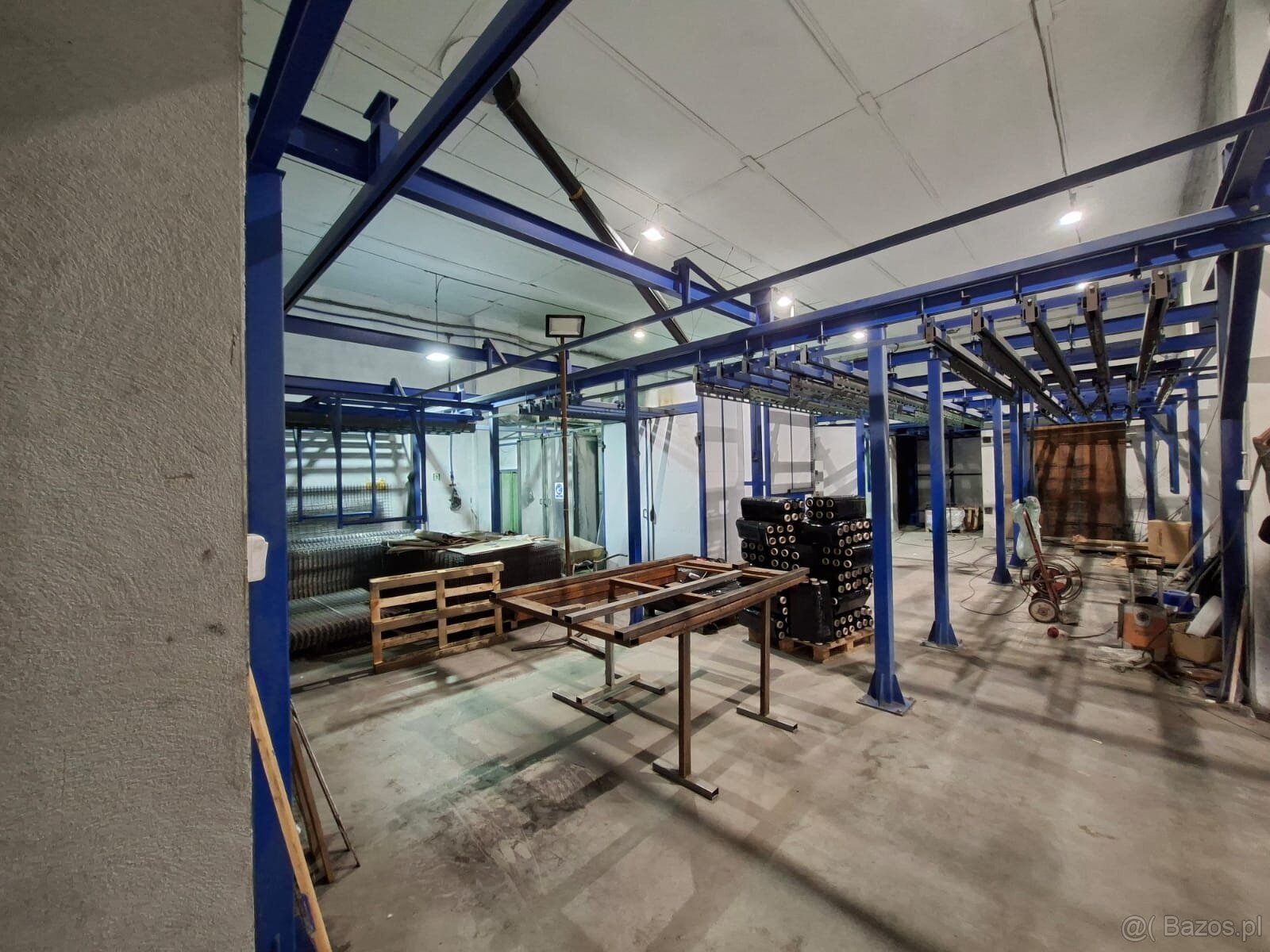 Kompletna linia lakierni proszkowej, kabina + piec + Wagner - 3