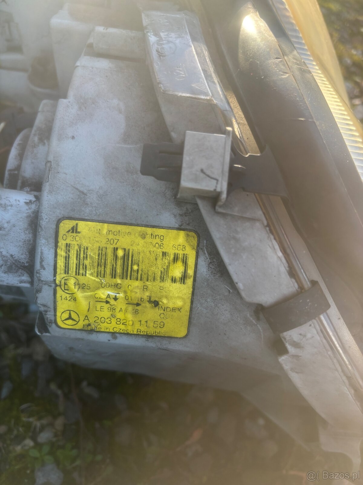 Lampy przednie używane Mercedes Benz C200 odbiór wkasny - 3