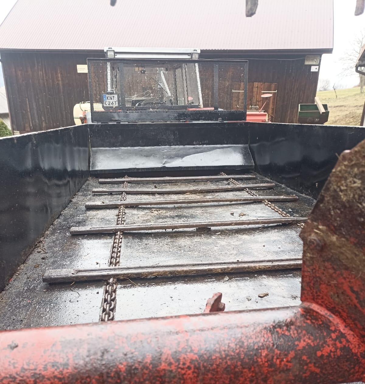 Rozrzutnik obornika polski jednoosiowy Agromet 3,5T - 3