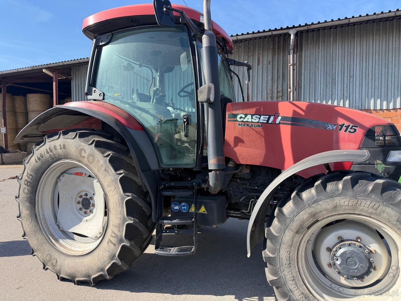 Ciągnik rolniczy Case Maxxum 115 rok prod. 2010 cena 91500 z - 3