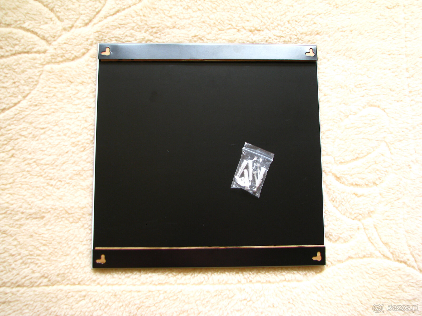 Szklana tablica suchościeralno-magnetyczna 35x35 cm pisak - 3