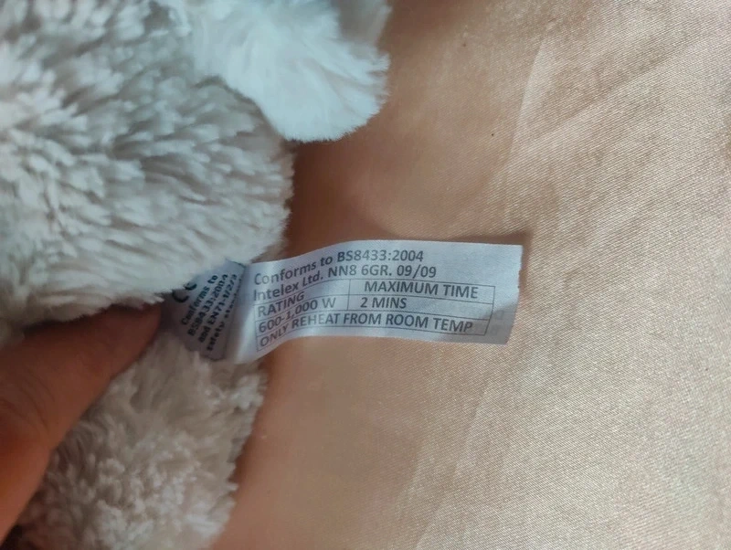 Rozgrzewająca pluszowa zabawka do mikrofalówki - 3