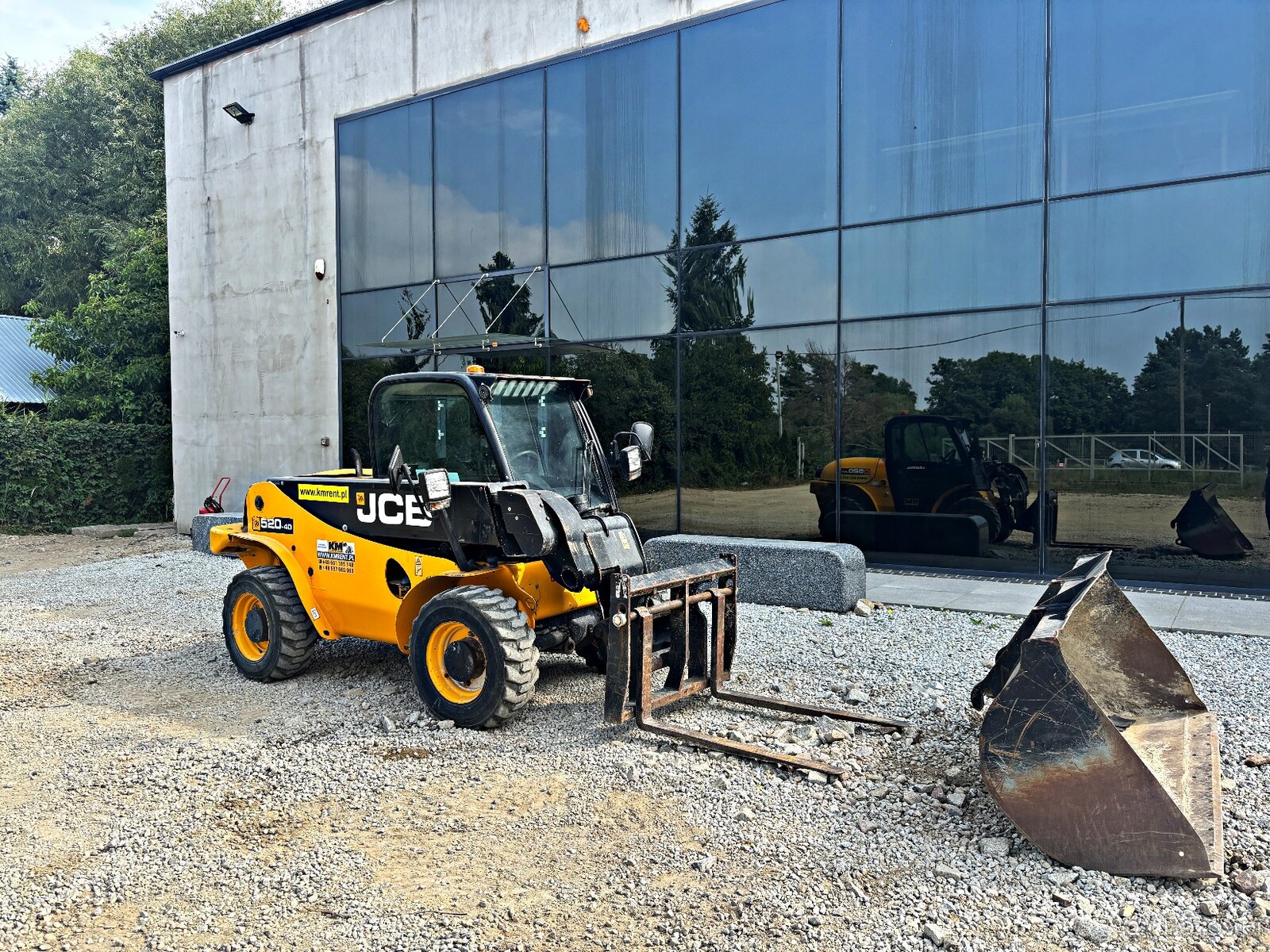 JCB 520-40 4WS ŁADOWARKA TELESKOPOWA 2020R | MANITOU MT 420 - 3