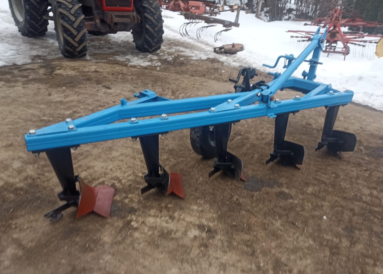 Pług 5-skibowy polski grudziądzki nowego typu - 3
