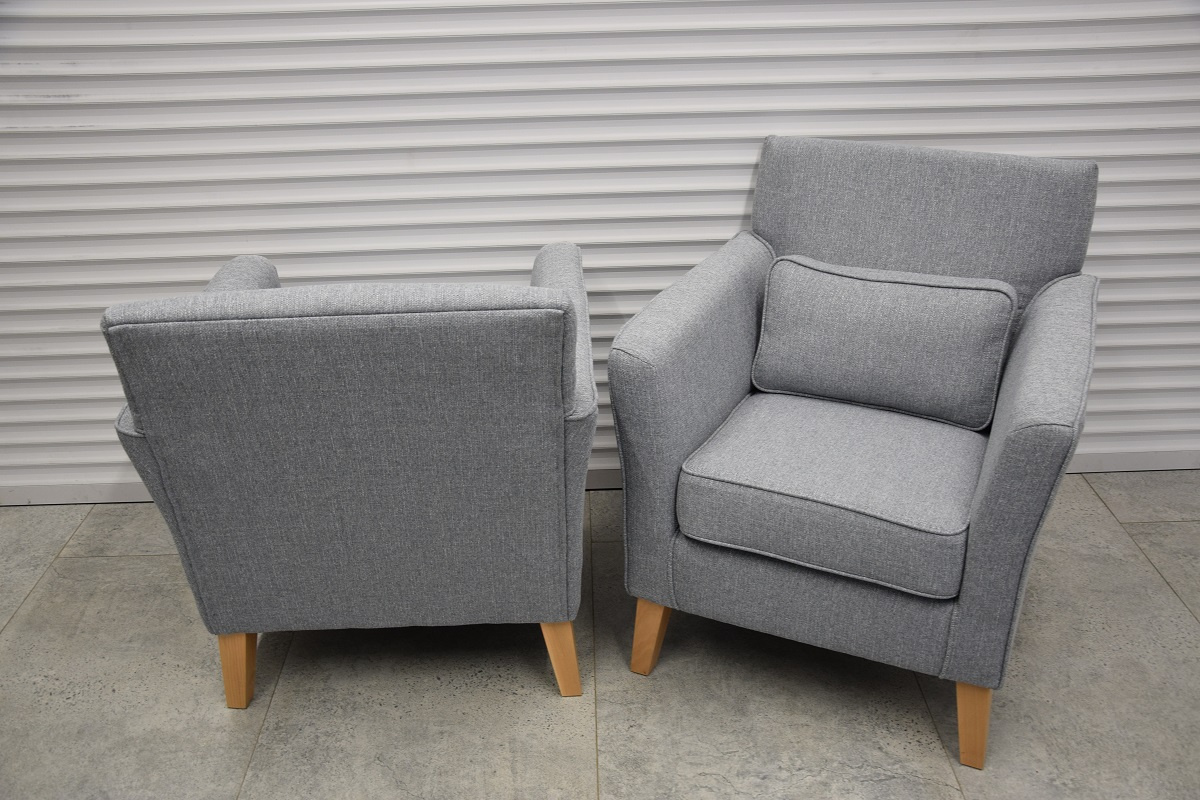 fotele i pufa - komplet jak nowy - 3