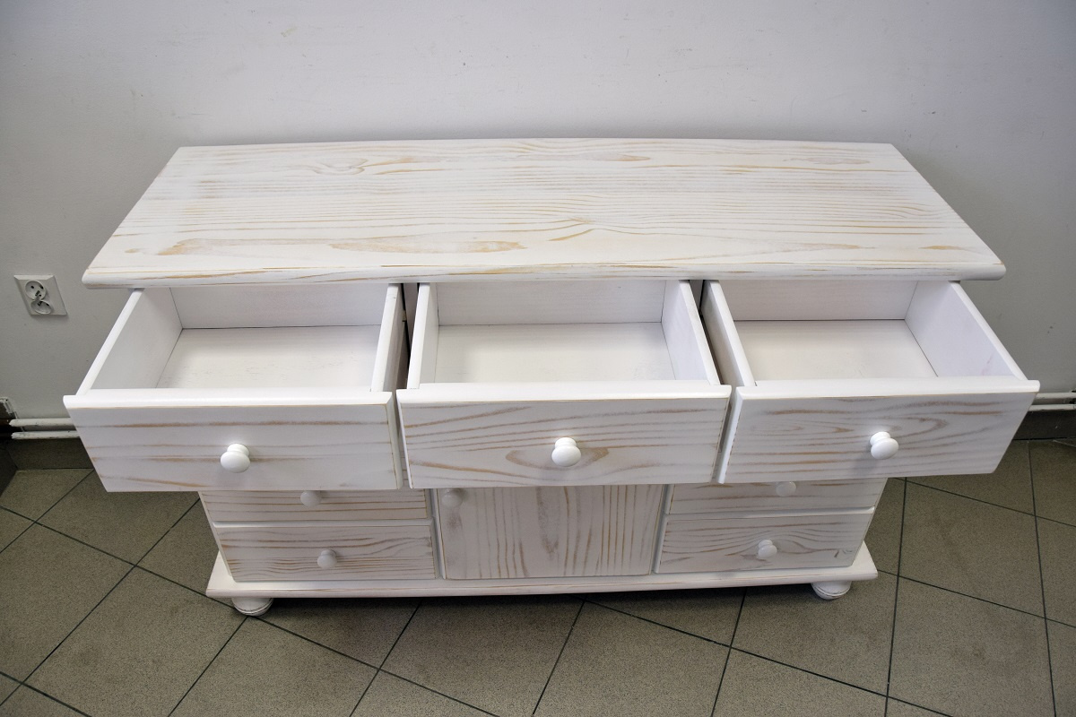 komoda z drewna sosnowego - jak nowa - 3