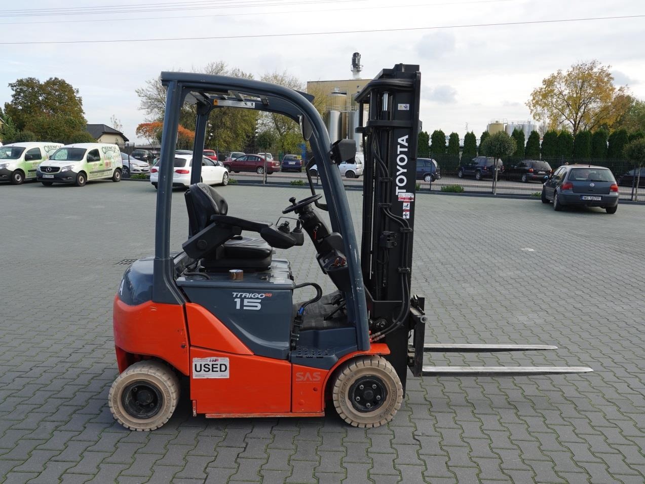 Wózek widłowy unoszący Toyota 8FBMT15 (Traigo 15) 2014r - 3