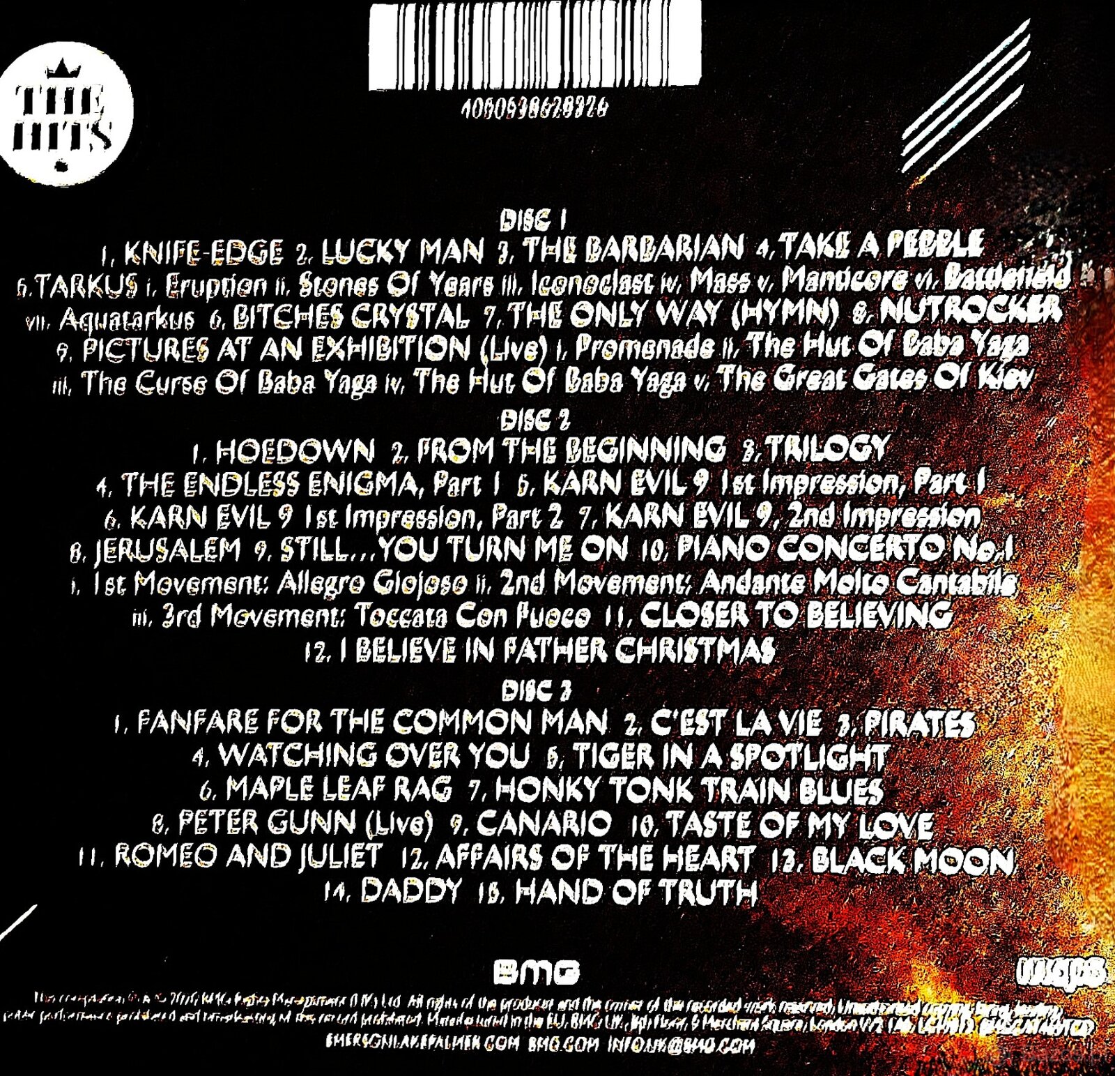 Znakomity Potrójny Album CD EMERSON LAKE PALMER - 3CD The Ul - 3