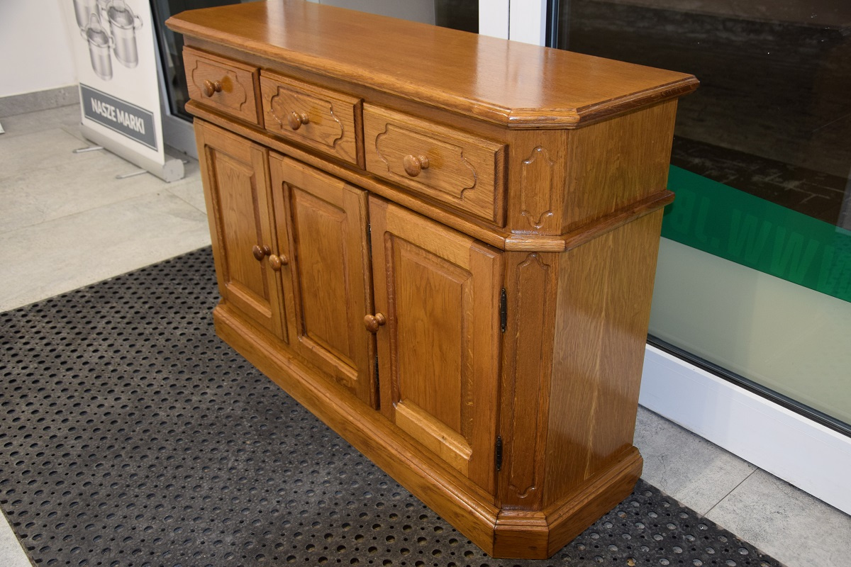komoda dębowa - jak nowa - 3