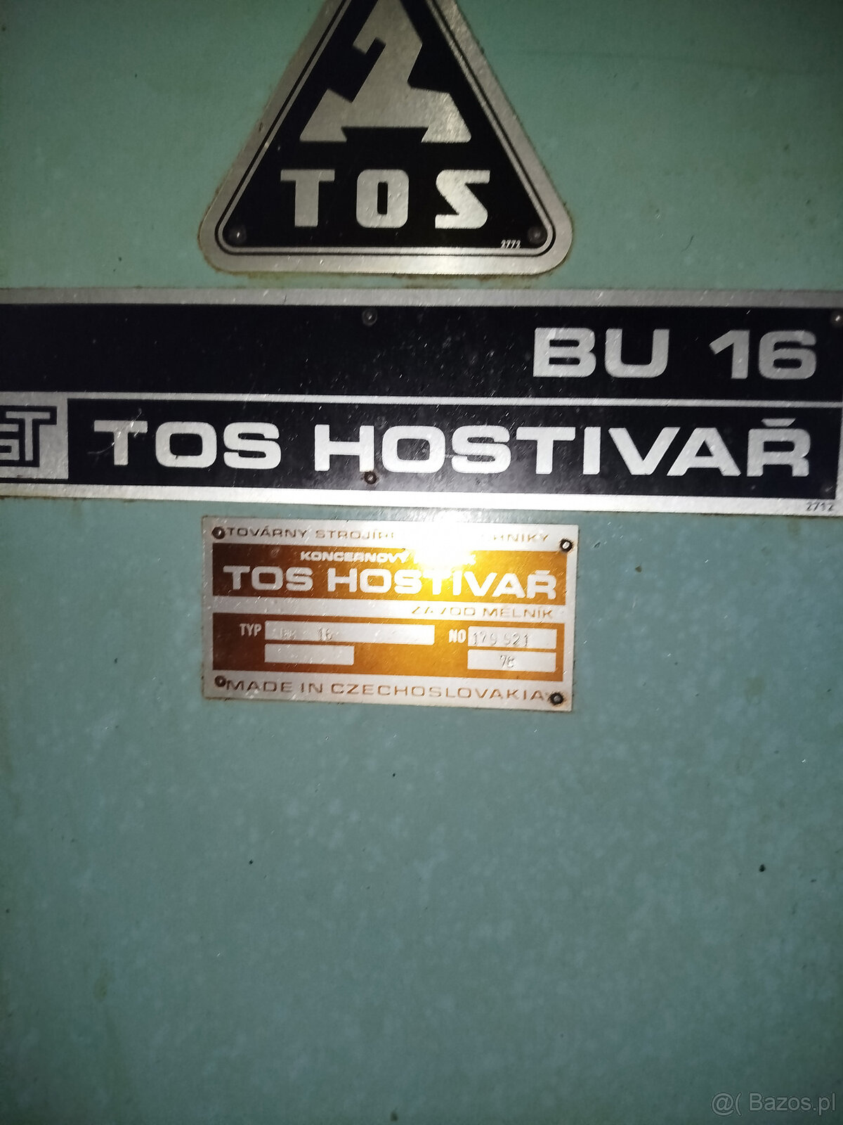 Szlifierka kłowa TOS, typ BU 16 - 3