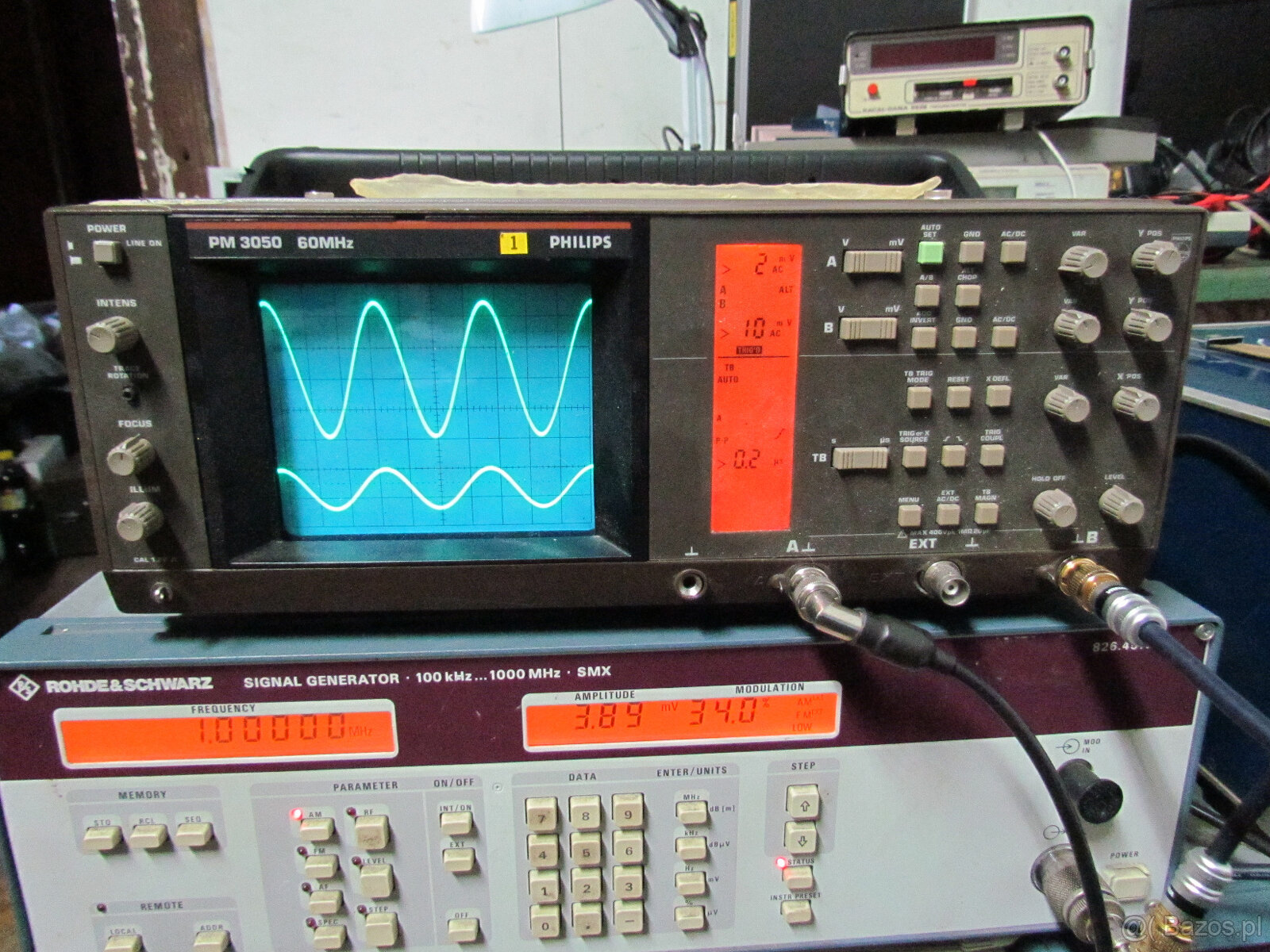 Oscyloskop Philips PM 3050 60MHz - 3