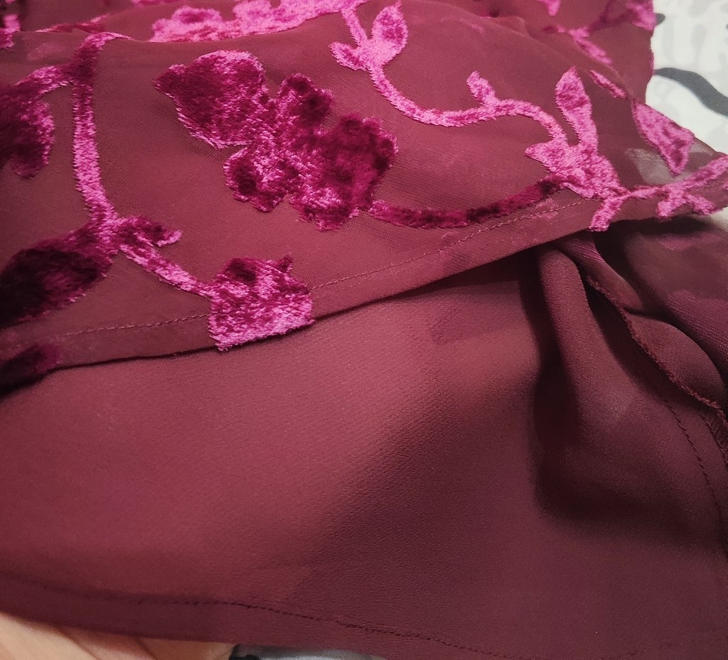 Bluzeczka w aksamitne liście DEBENHAMS rozm. L/40 - 3