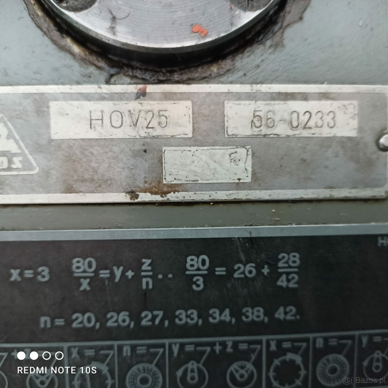 Dlutownica pionowa TOS HOV25 - 3