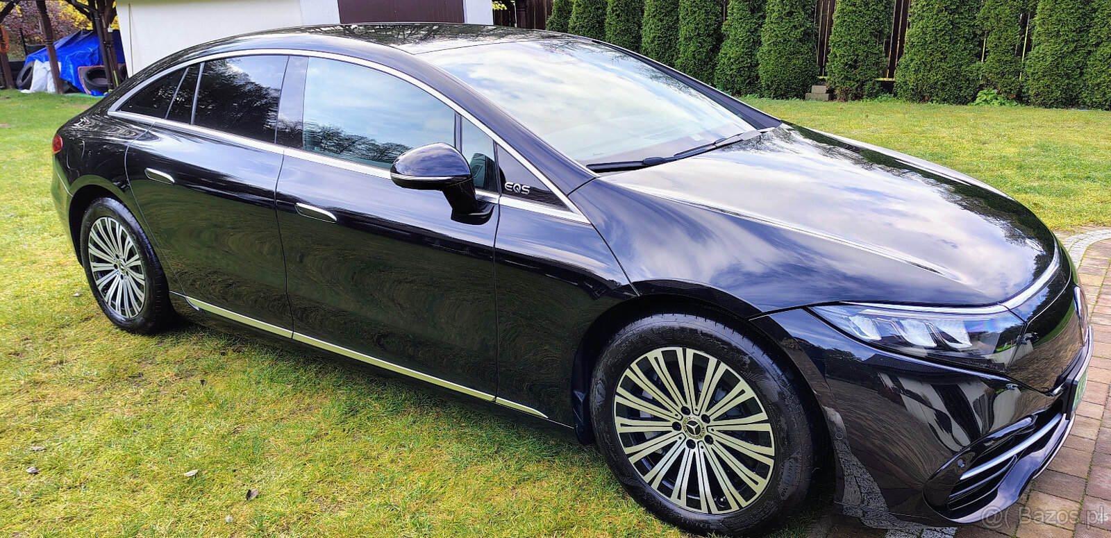 Mercedes EQS 450+Pneumatyka-1Wł-SalonPL+Serwis ASO+1rej:2022 - 3