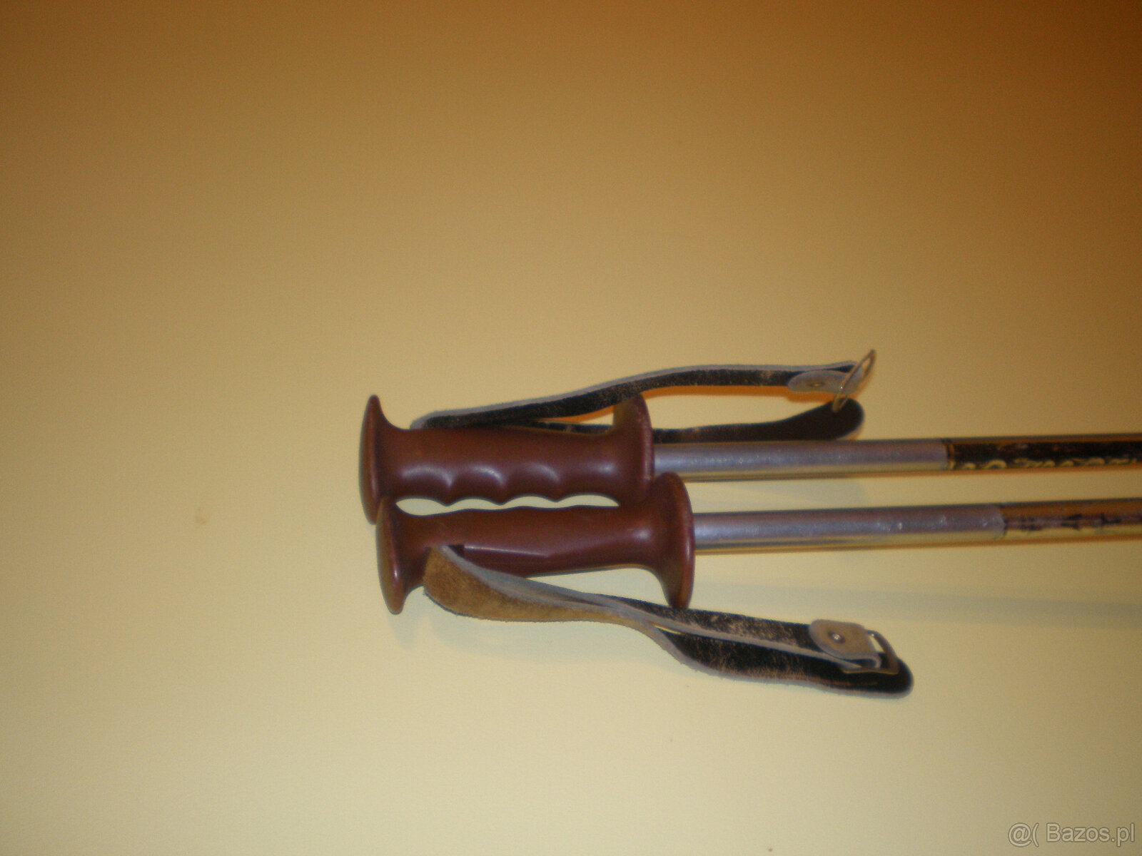 Sprzedam kijki narciarskie 125 cm., używane, stan dobry. - 3