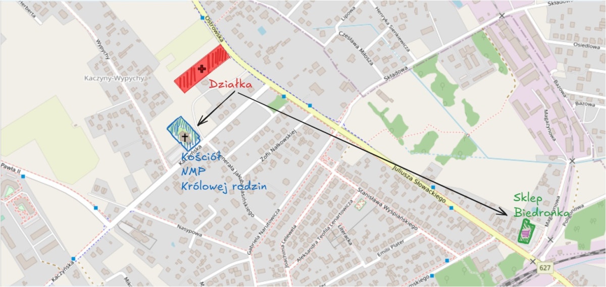 Sprzedam działkę przy ulicy Ostrowskiej 5632 m^2 - 3