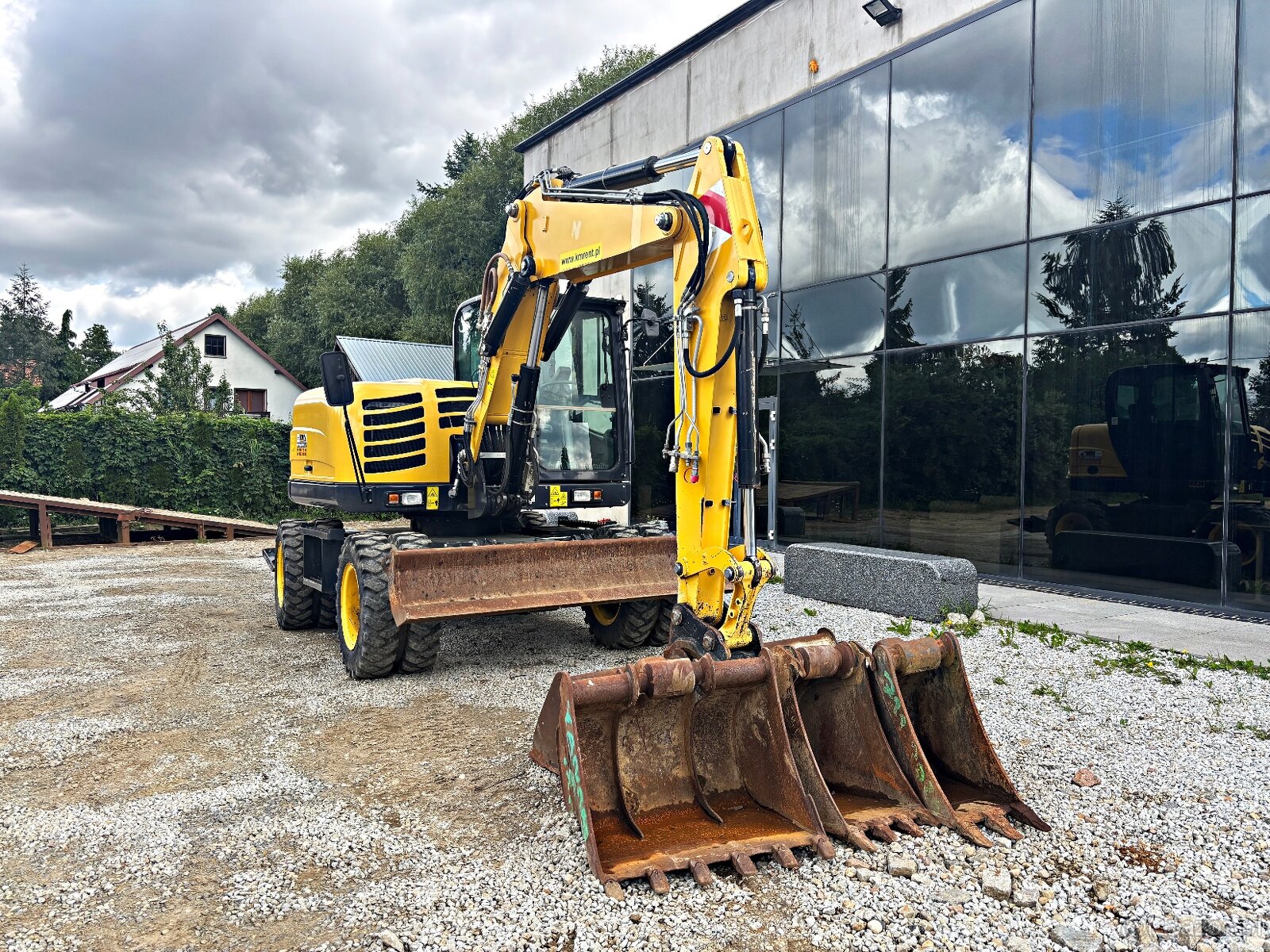 Yanmar B95W KOPARKA KOŁOWA 2020R. MTH: 2614 | KOMATSU PW 98 - 3