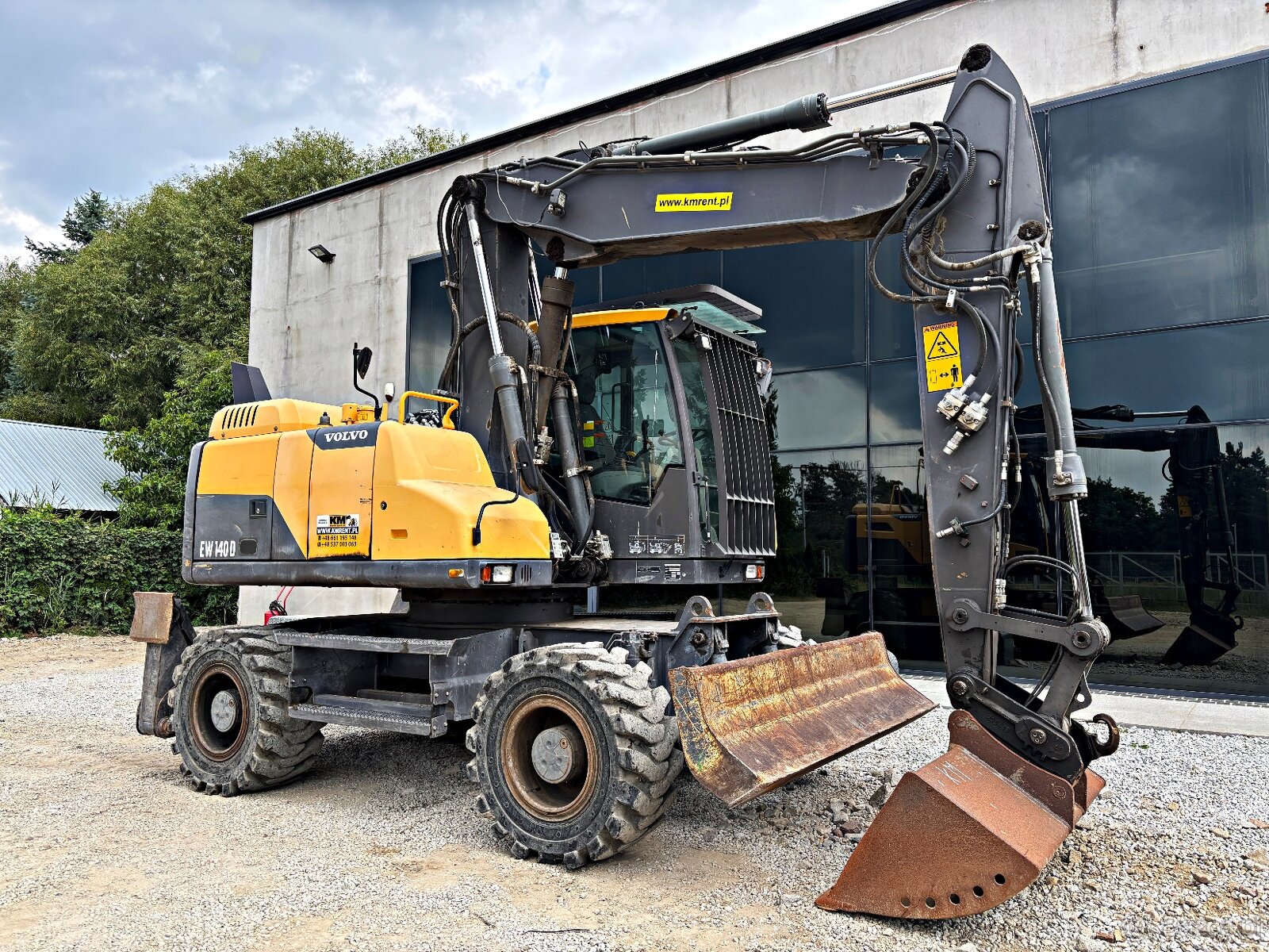 Volvo EW140D KOPARKA KOŁOWA 2015R | JCB HD110WT 4F, JCB Hydr - 3