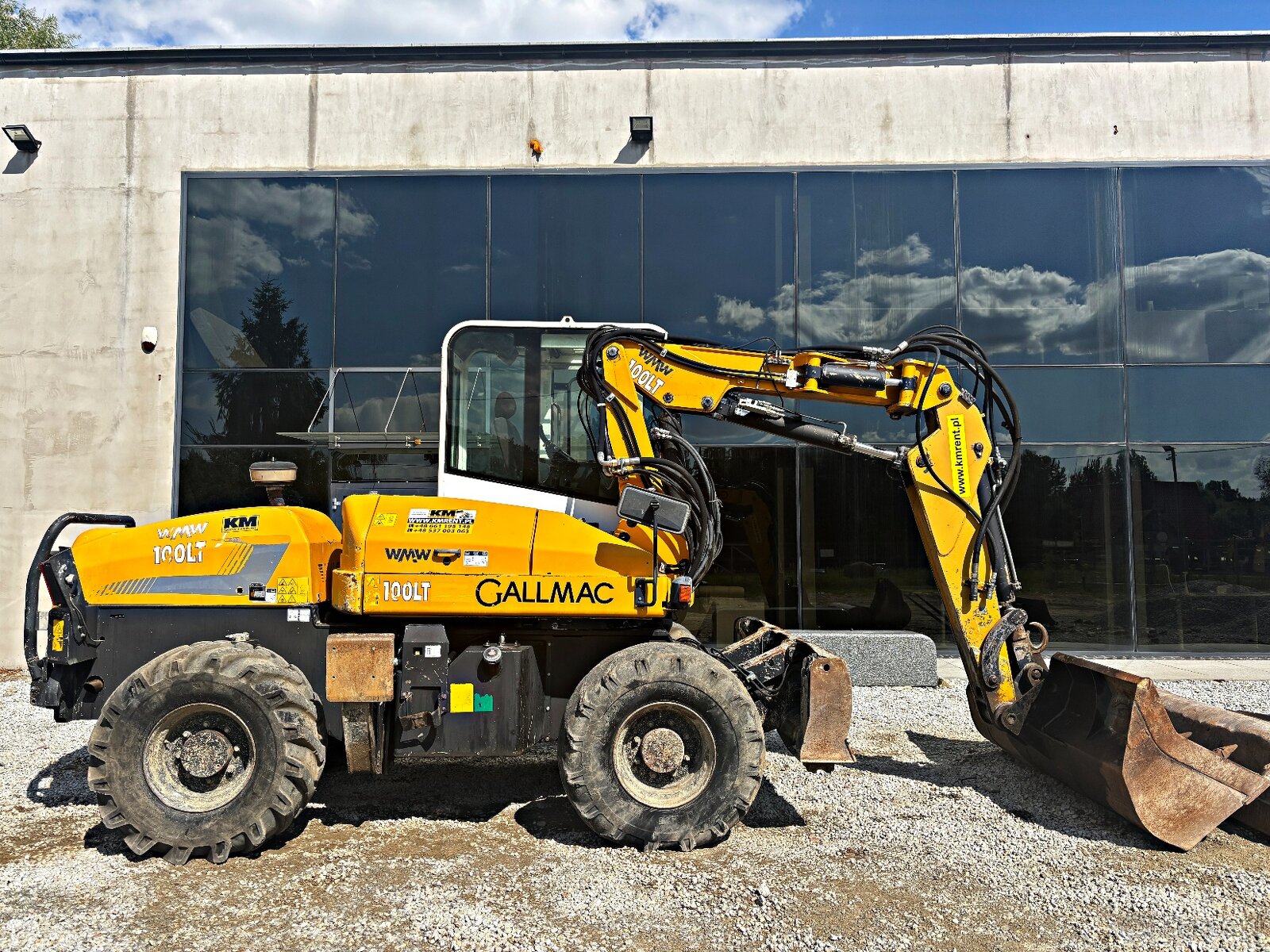 GALLMAC WMW 100L T KOPARKA KOŁOWA 2009R | KOMATSU PW 98, 110 - 3