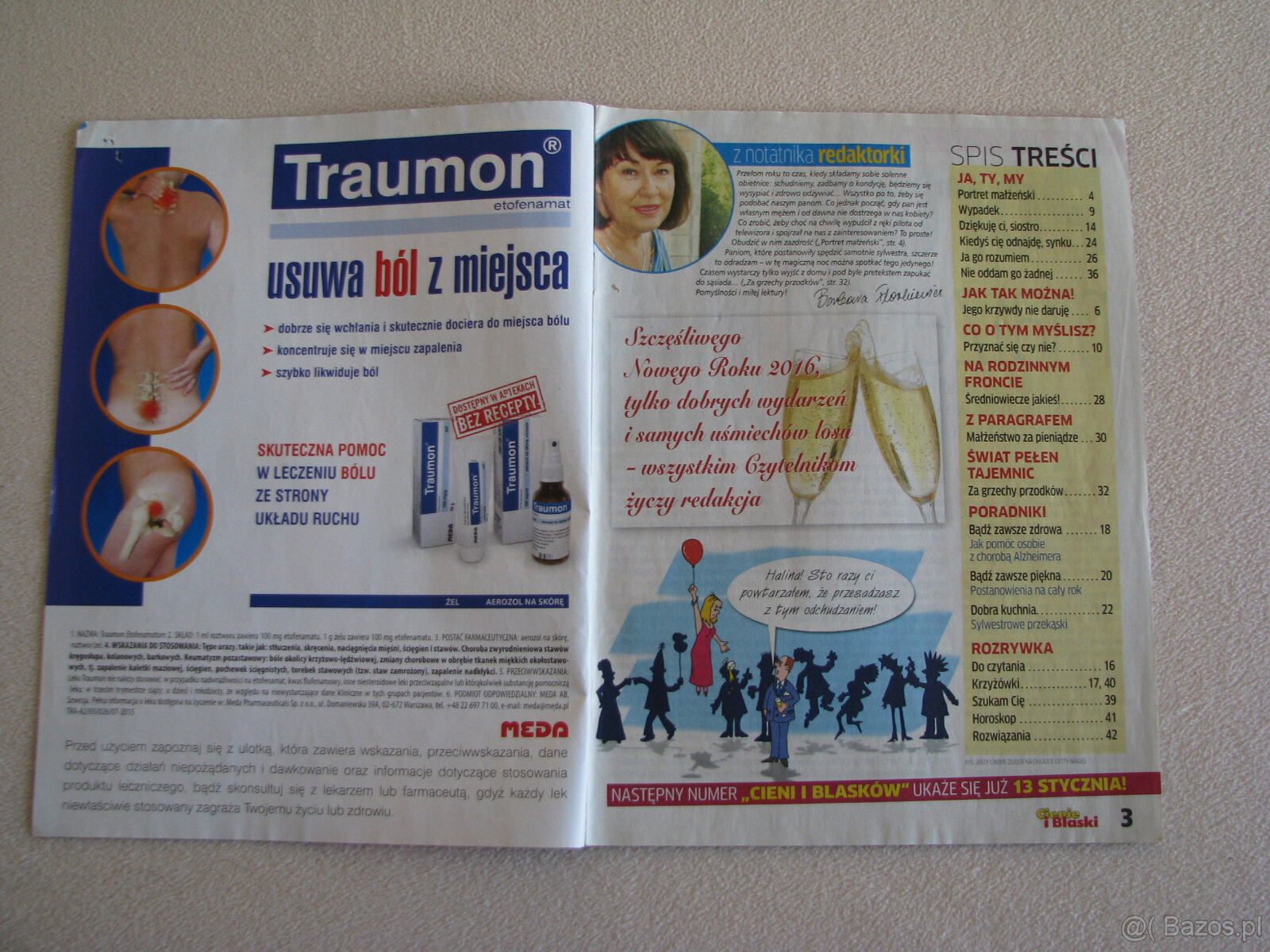 Cienie i blaski - nr 11 listopad 2015 r. i nr 1 styczeń 2016 - 3