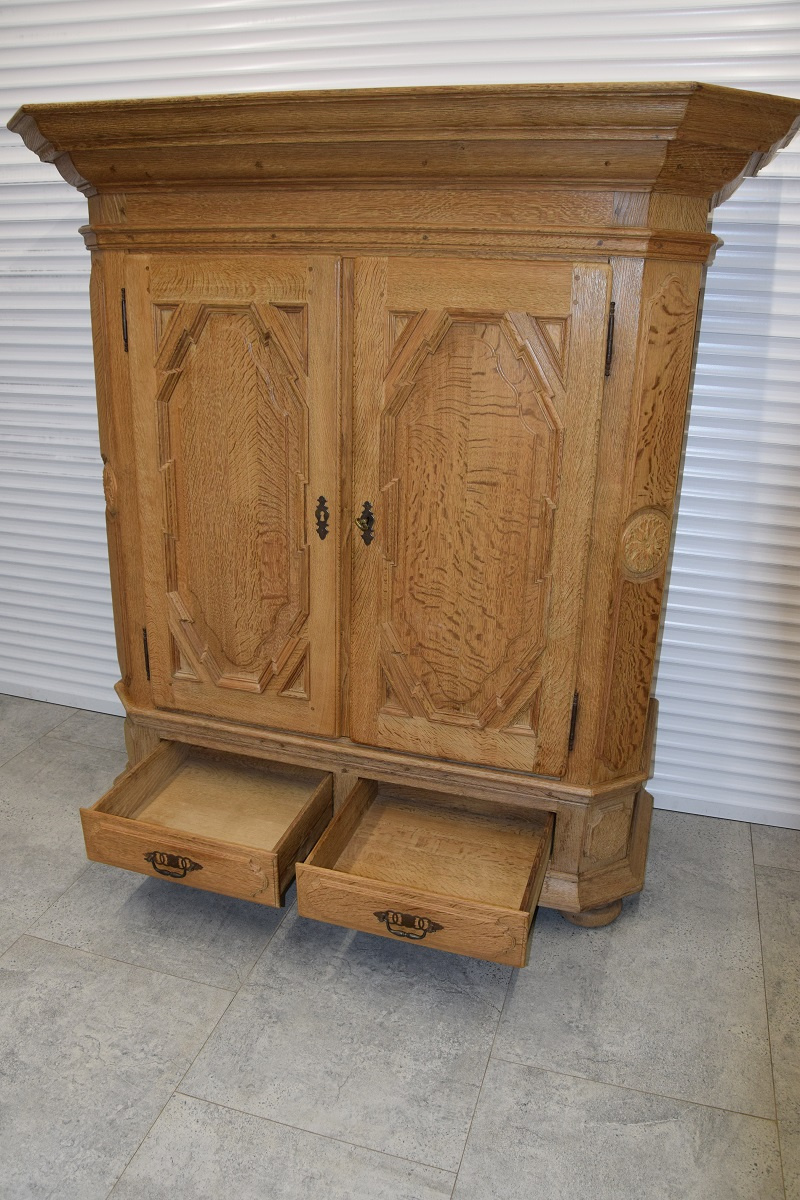 bieliźniarka z drewna dębowego - jak nowa - 3