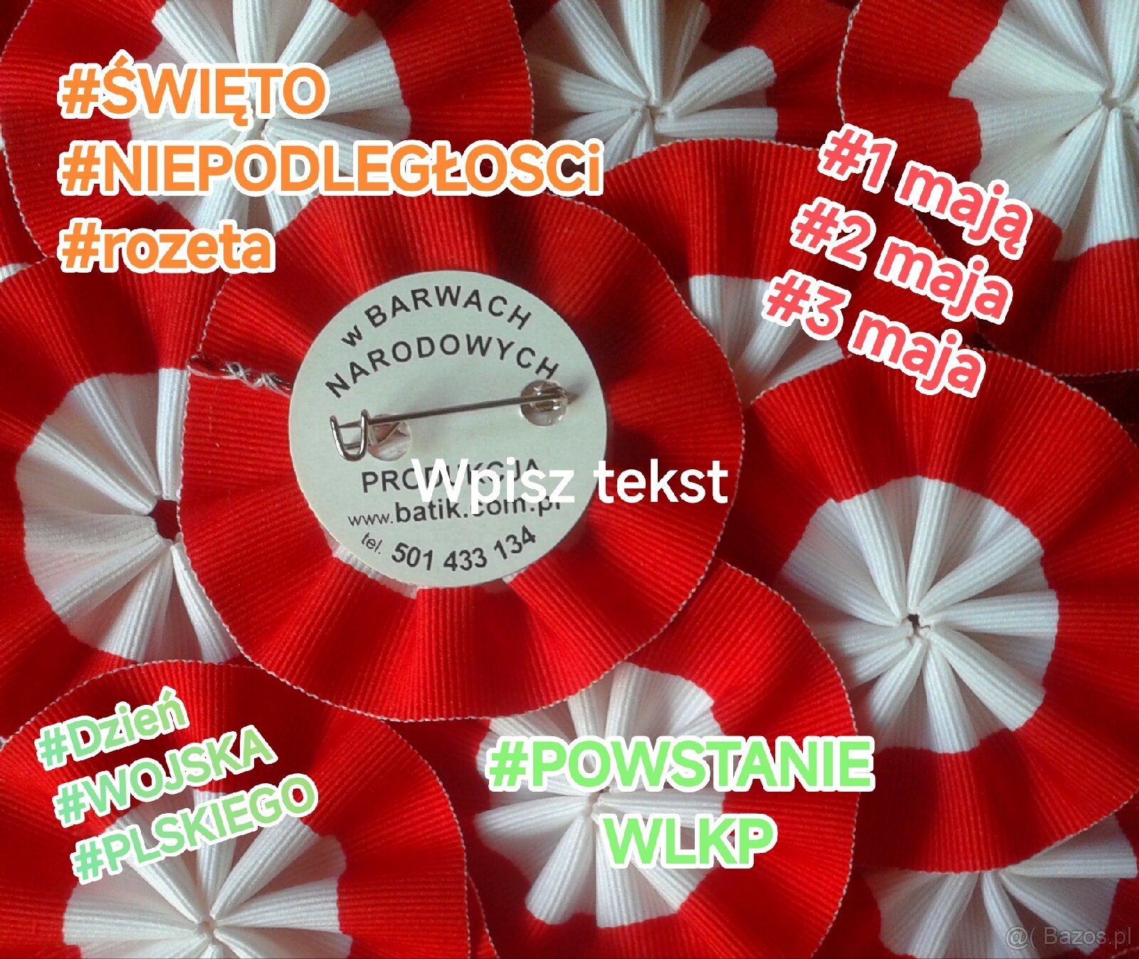 Kokarda narodowa #rozeta - 3