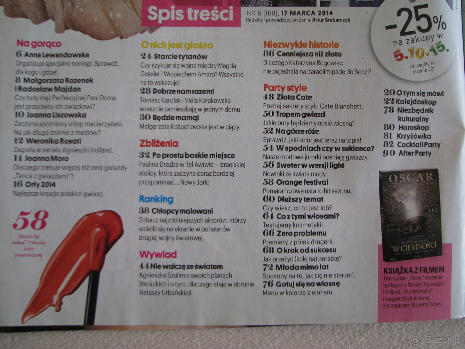 Party – życie gwiazd, nr 6 (168) z 17 marca 2014 r. dwutygod - 3