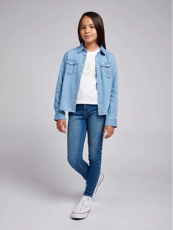 Sprzedam Dżinsy Dziewczęce Lee stright - 3