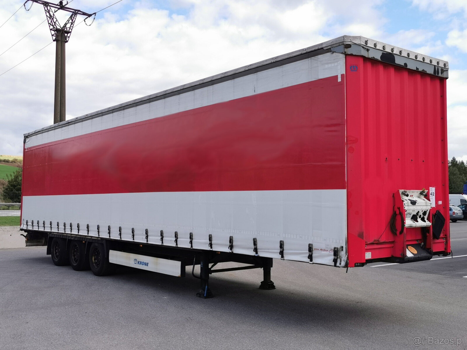 Sprzedam naczepę platformową KRONE SD Low-Deck - 3