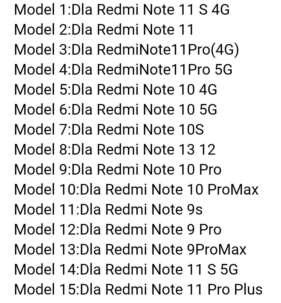 Silikonowe etui do telefonów RM Note 9-11 - 3
