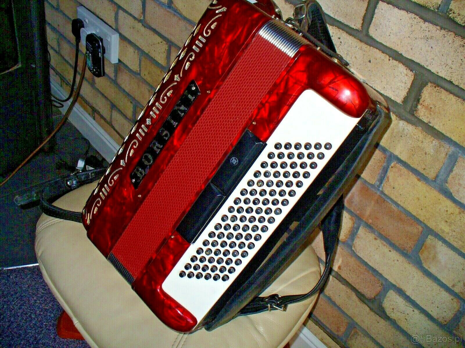 Akordeon fortepianowy Borsini 96 basowy. Akordeon fortepiano - 3