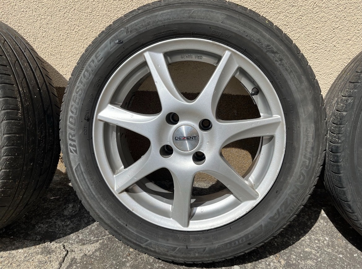Komplet kół letnich Bridgestone + felgi aluminiowe Dezent 16 - 3