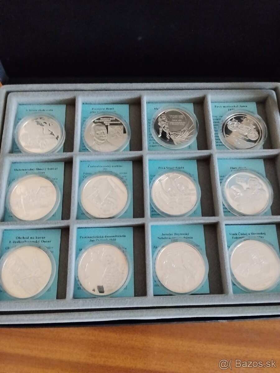 Medale Historyczne momenty Czechosłowacji - 3