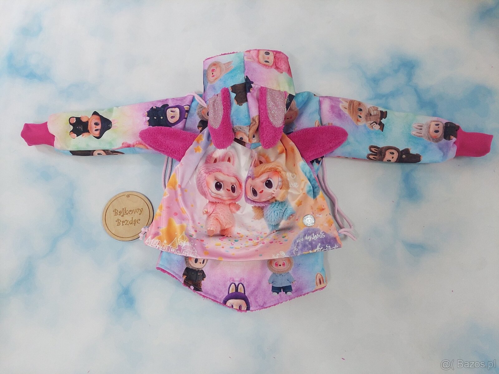 Kurtka przeciwdeszczowa Labubu rozm 122 nowa - 3