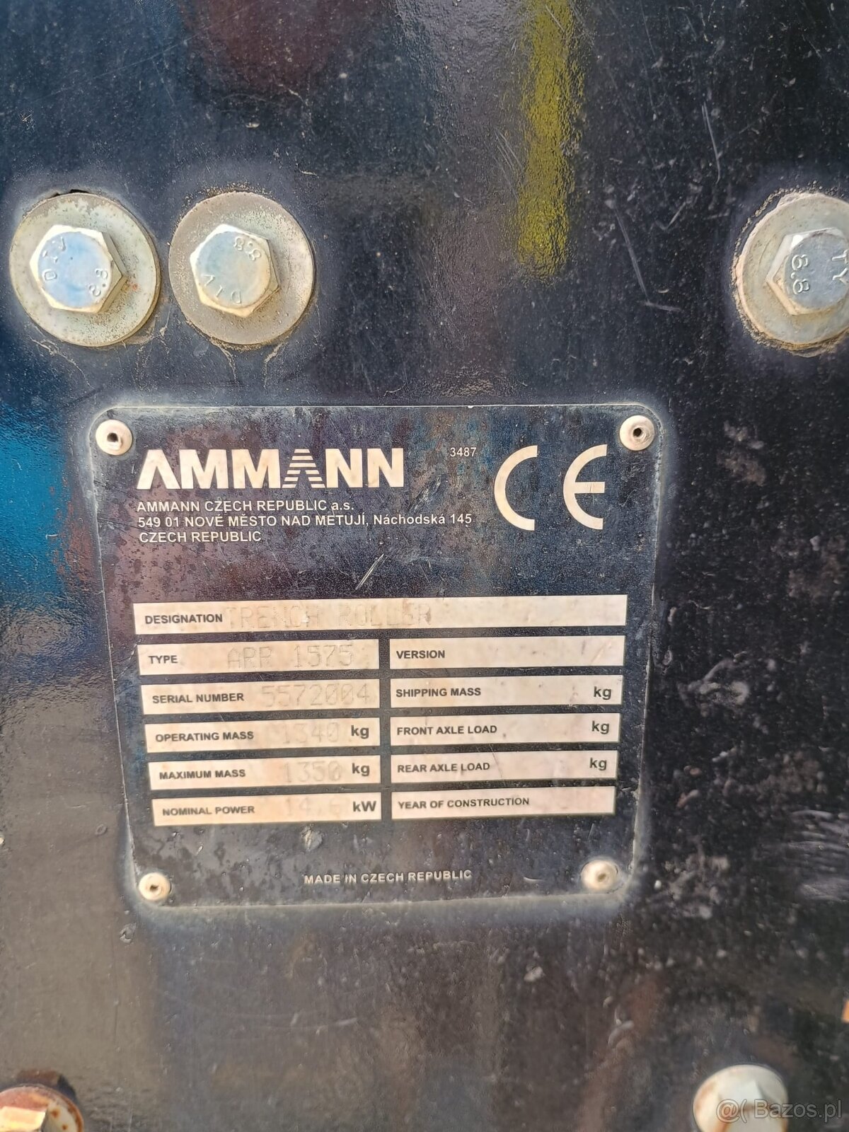 Walec okołkowany Ammann Rammax ARR 1575, 1570 - 3