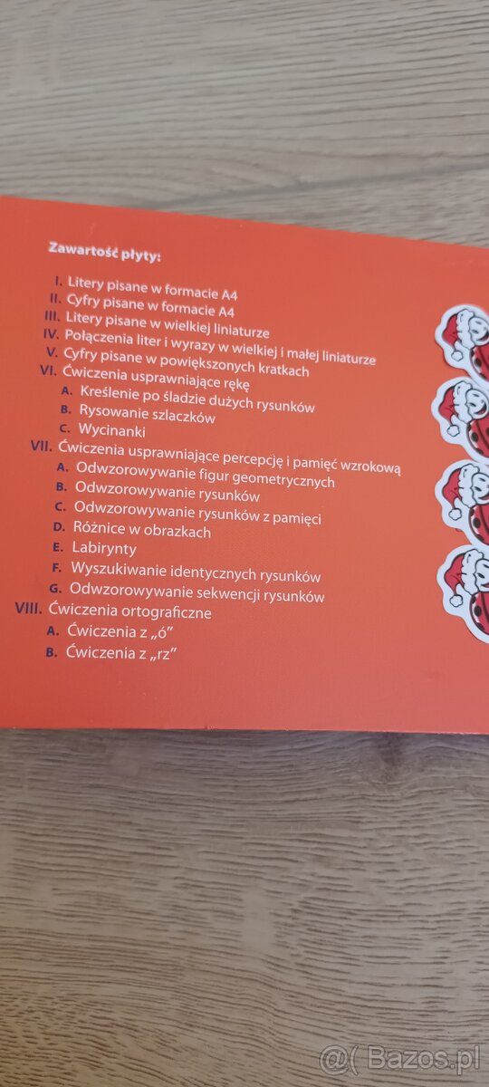 płyta- karty do kaligrafii i ortografii kl 1 - 3