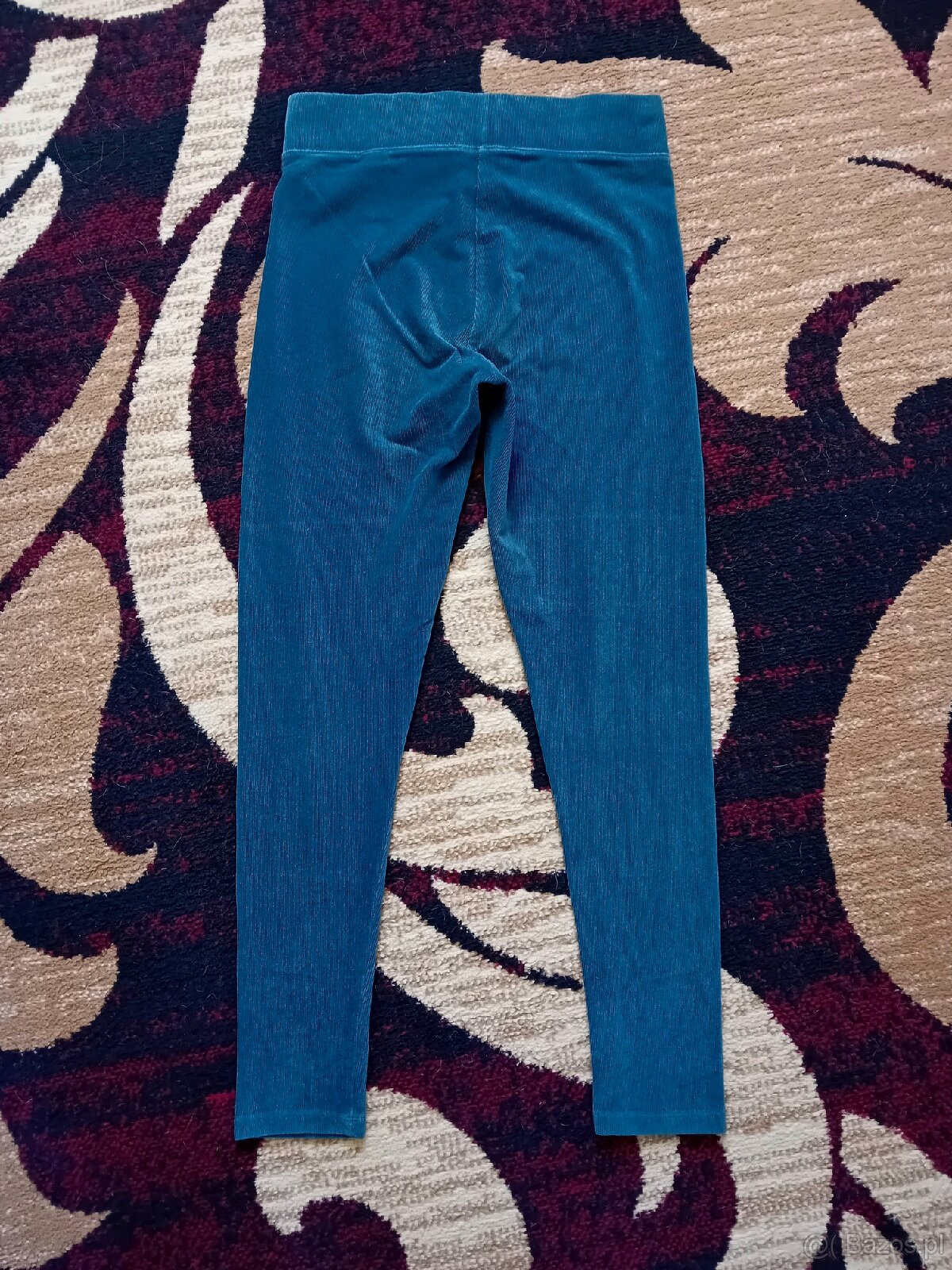 Legginsy prazkowane elastyczne dopasowane - 3