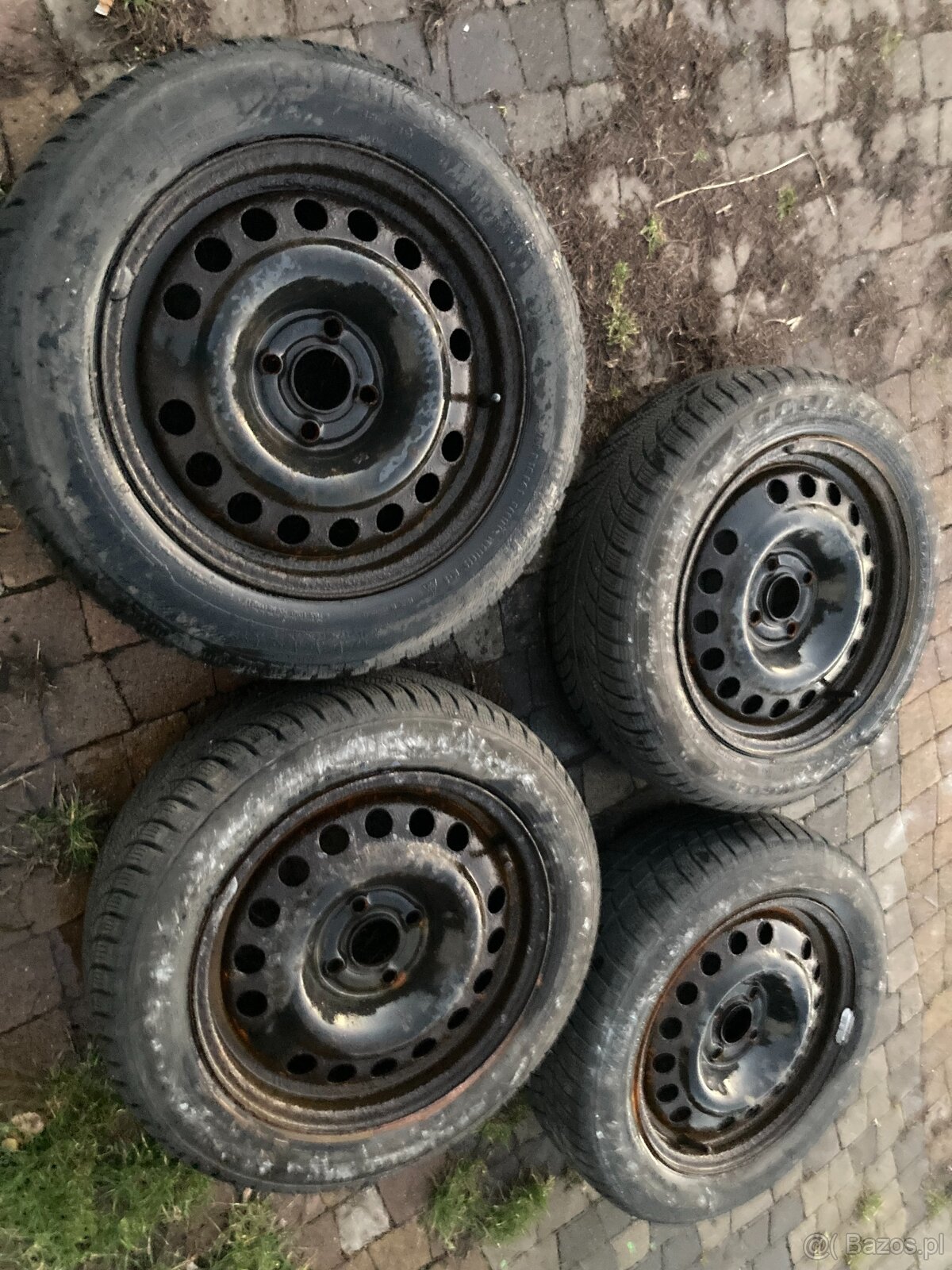 Opony zimowe i felgi do Opla 185x60x15 - 3