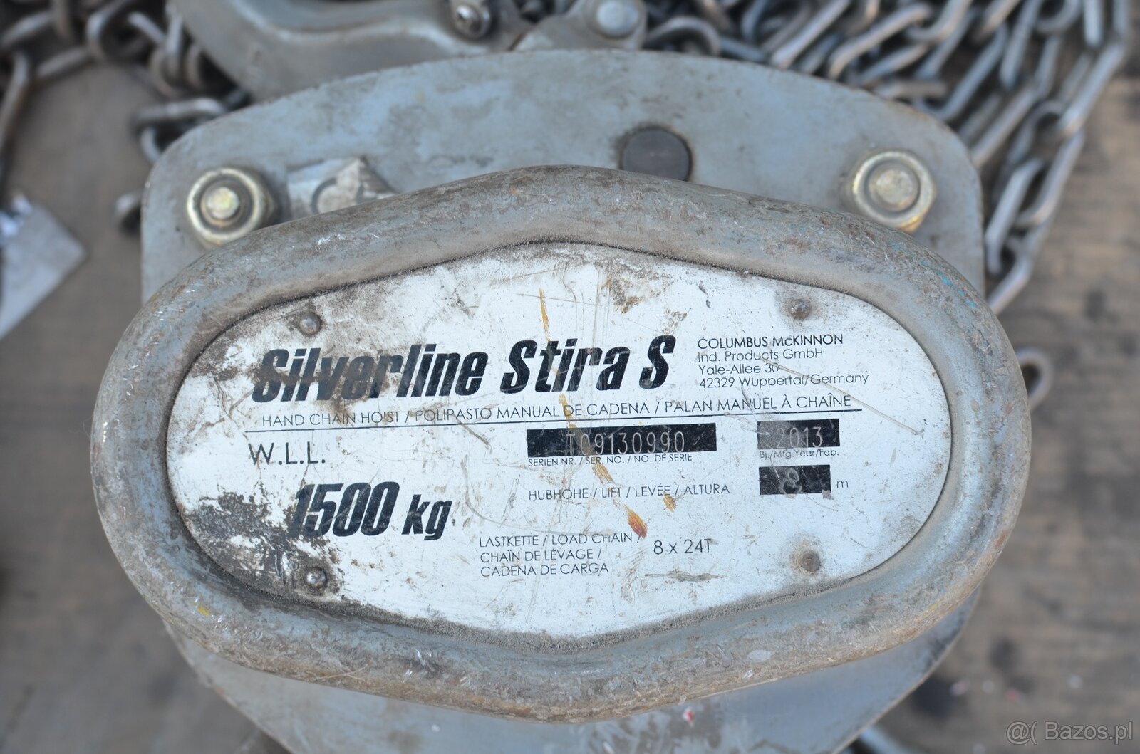 Ręczny wciągnik łańcuchowy Silverline Stira S – 1500 kg - 3