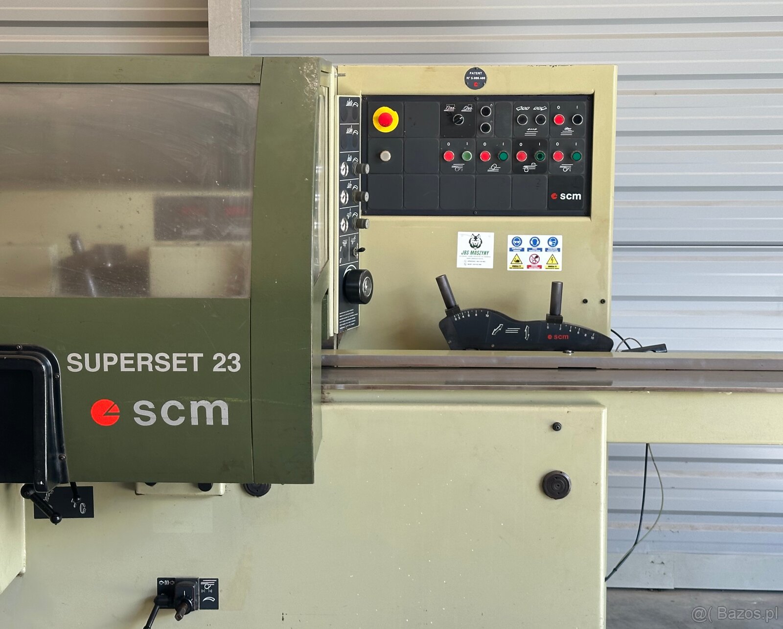 Strugarka czterostronna SCM Superset 23 – 5 głowic – 230 × 1 - 3