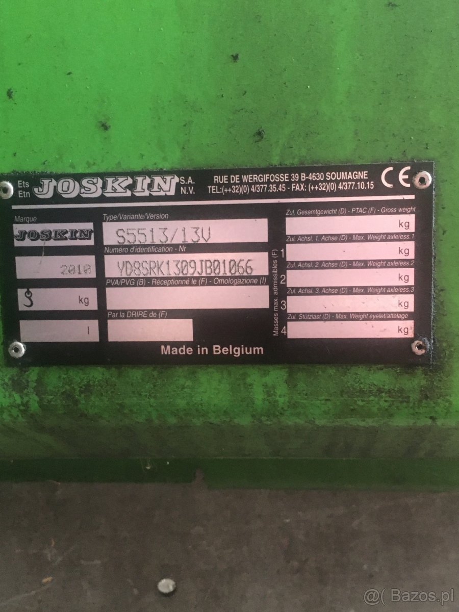 Rozrzutnik JOSKIN (rok produkcji 2010) - 3