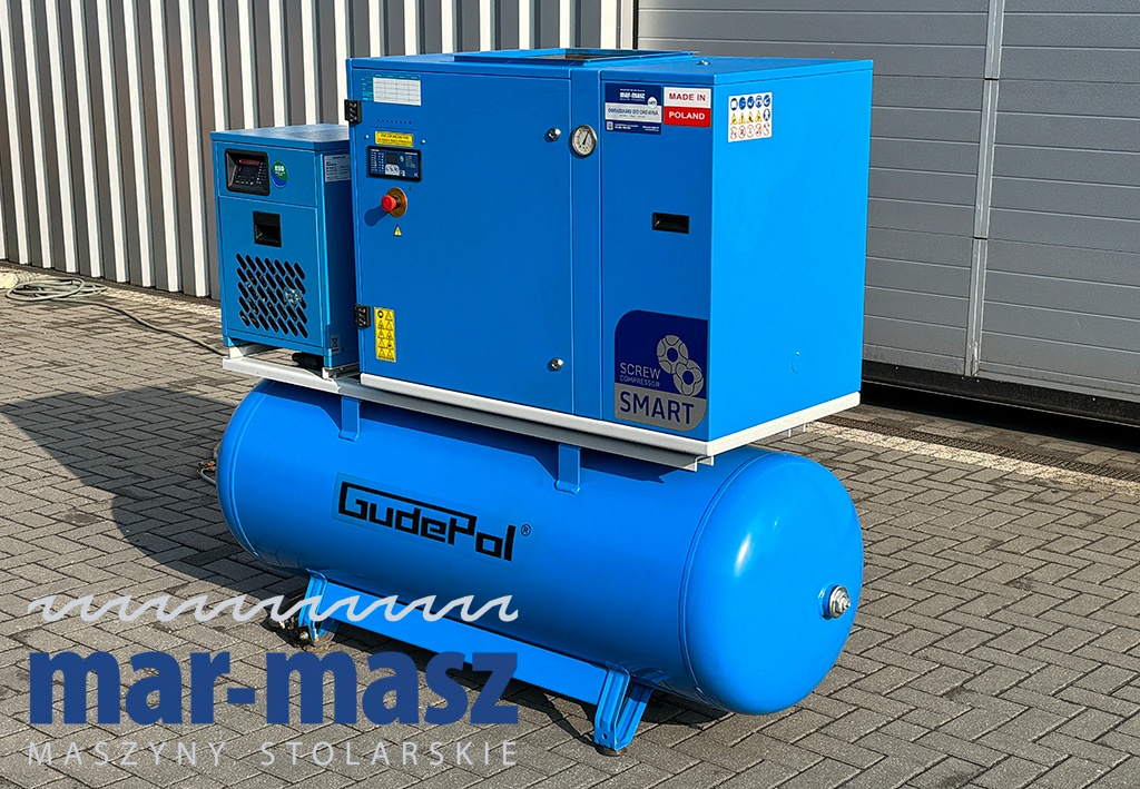Sprężarka śrubowa GUDEPOL typ SMART-3G 11/10 zbiornik 500l - 3