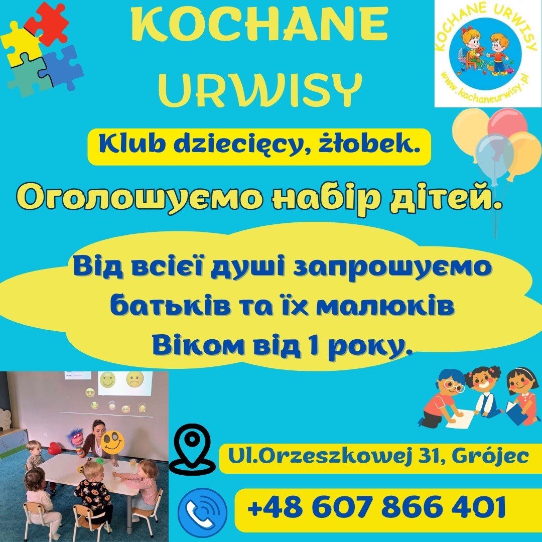 ŻŁOBEK – KLUB DZIECIĘCY KOCHANE URWISY opieka nad dziećmi - 3